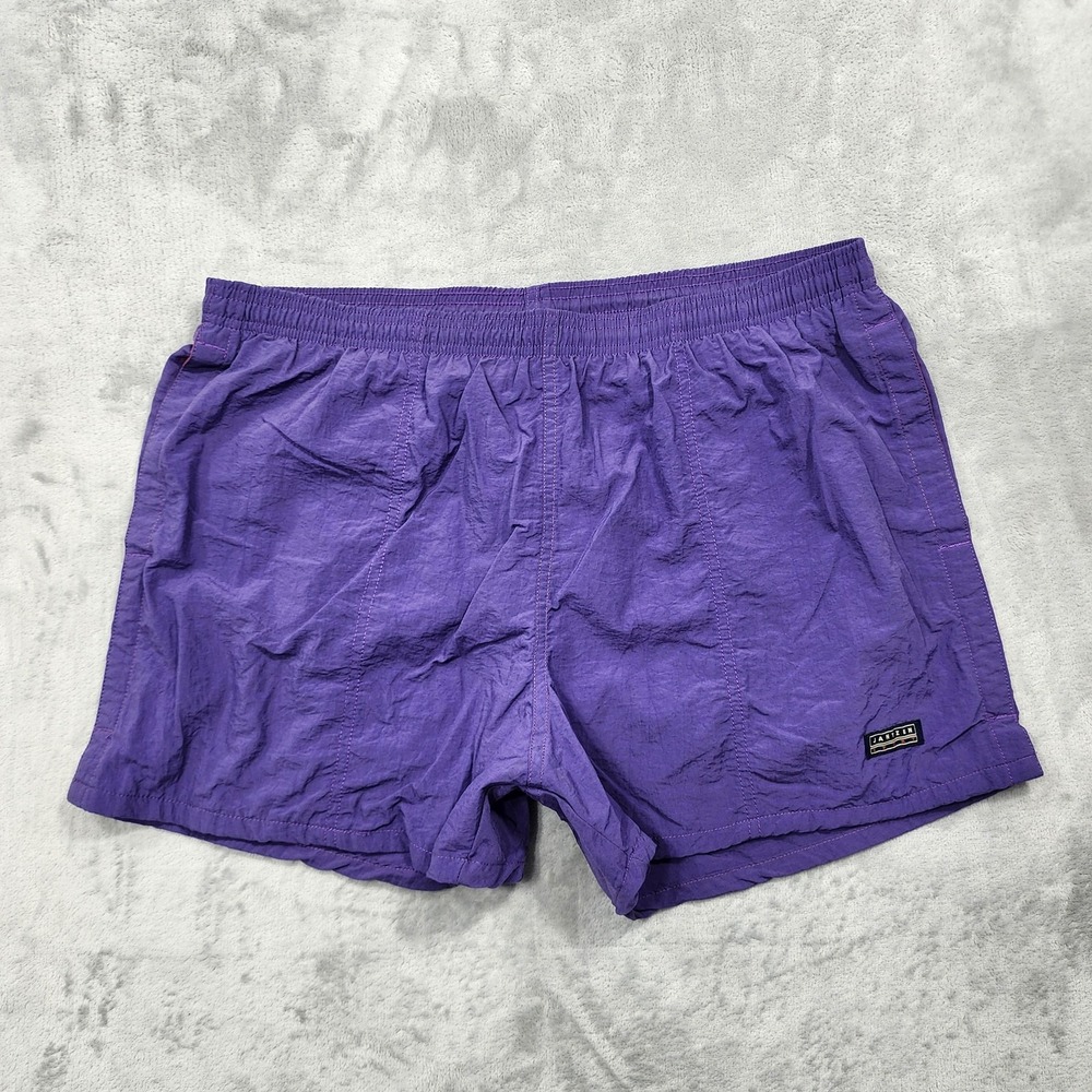 Vintage Jantzen Swim Shorts Mens XL Purple Lined Elastic Waist Pockets Beach